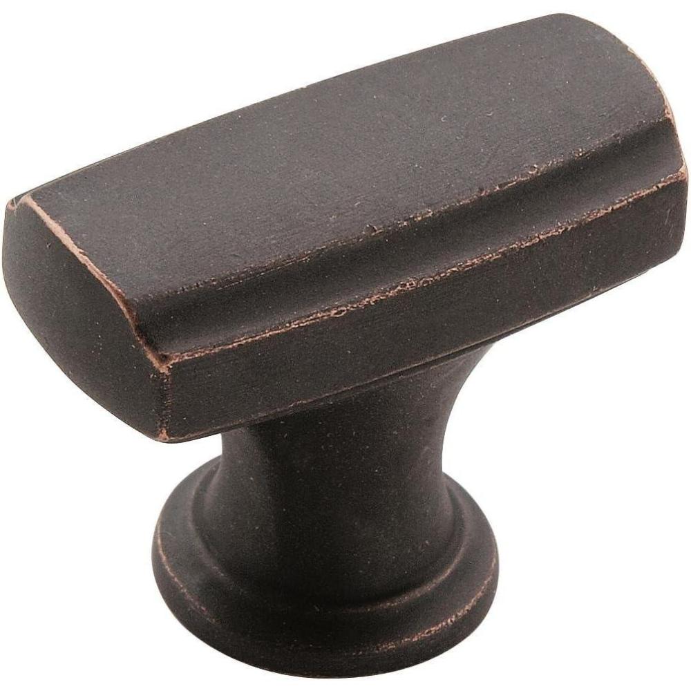 imageAmerock  Cabinet Knob  Satin Nickel  138 inch 35 mm Length  Highland Ridge  1 Pack  Drawer Knob  Cabinet HardwareDark Oiled Bronze