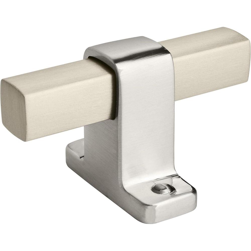 imageAmerock Cabinet Knob Silver Champagne 238 inch 60 mm Length Rockwell 1 Pack Drawer Pull Drawer Handle Cabinet HardwareSilver Champagne