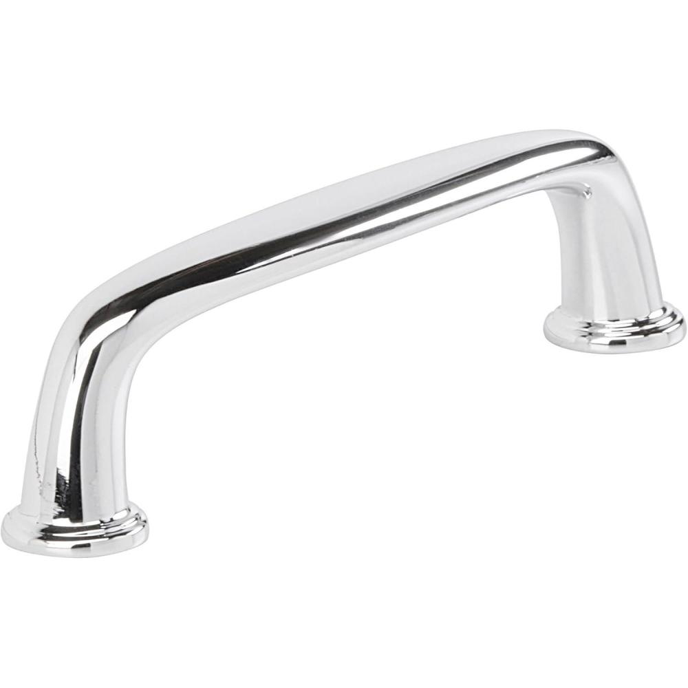 imageAmerock Cabinet Pull Black Bronze 3 inch 76 mm Center to Center Kane 1 Pack Drawer Pull Drawer Handle Cabinet HardwarePolished Chrome