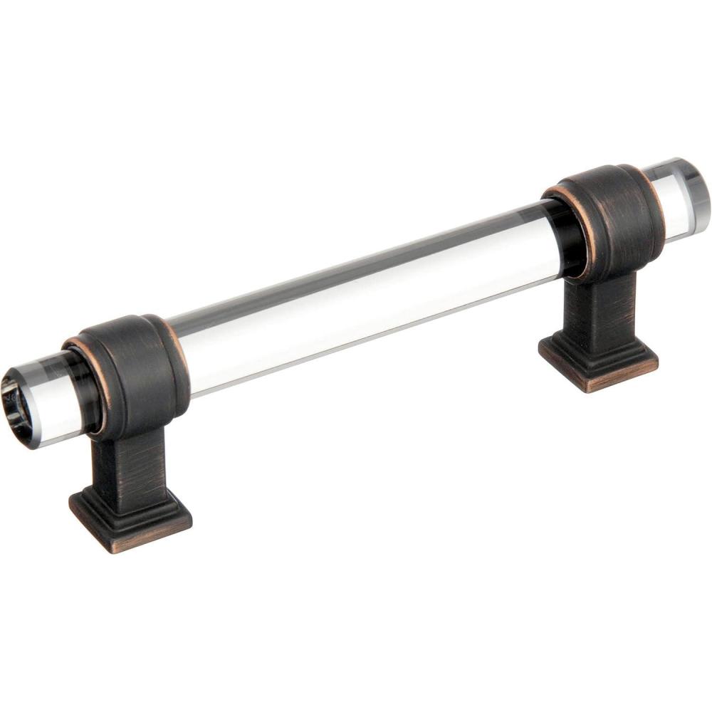 imageAmerock Cabinet Pull ClearPolished Chrome 5116 inch 128 mm Center to Center Glacio 1 Pack Drawer Pull Drawer Handle Cabinet HardwareClearOilRubbed Bronze