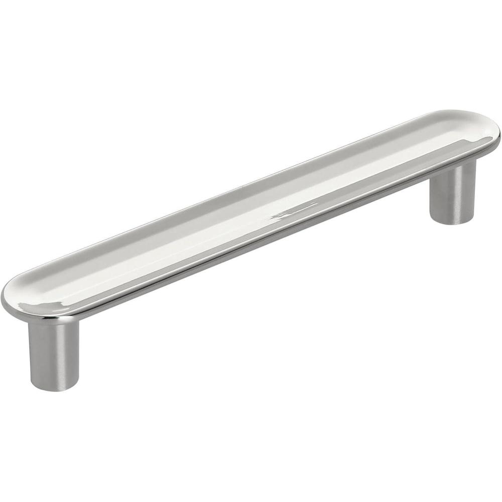 imageAmerock Cabinet Pull Golden Champagne 334 inch 96 mm Center to Center Concentric 1 Pack Drawer Pull Drawer Handle Cabinet HardwarePolished Nickel
