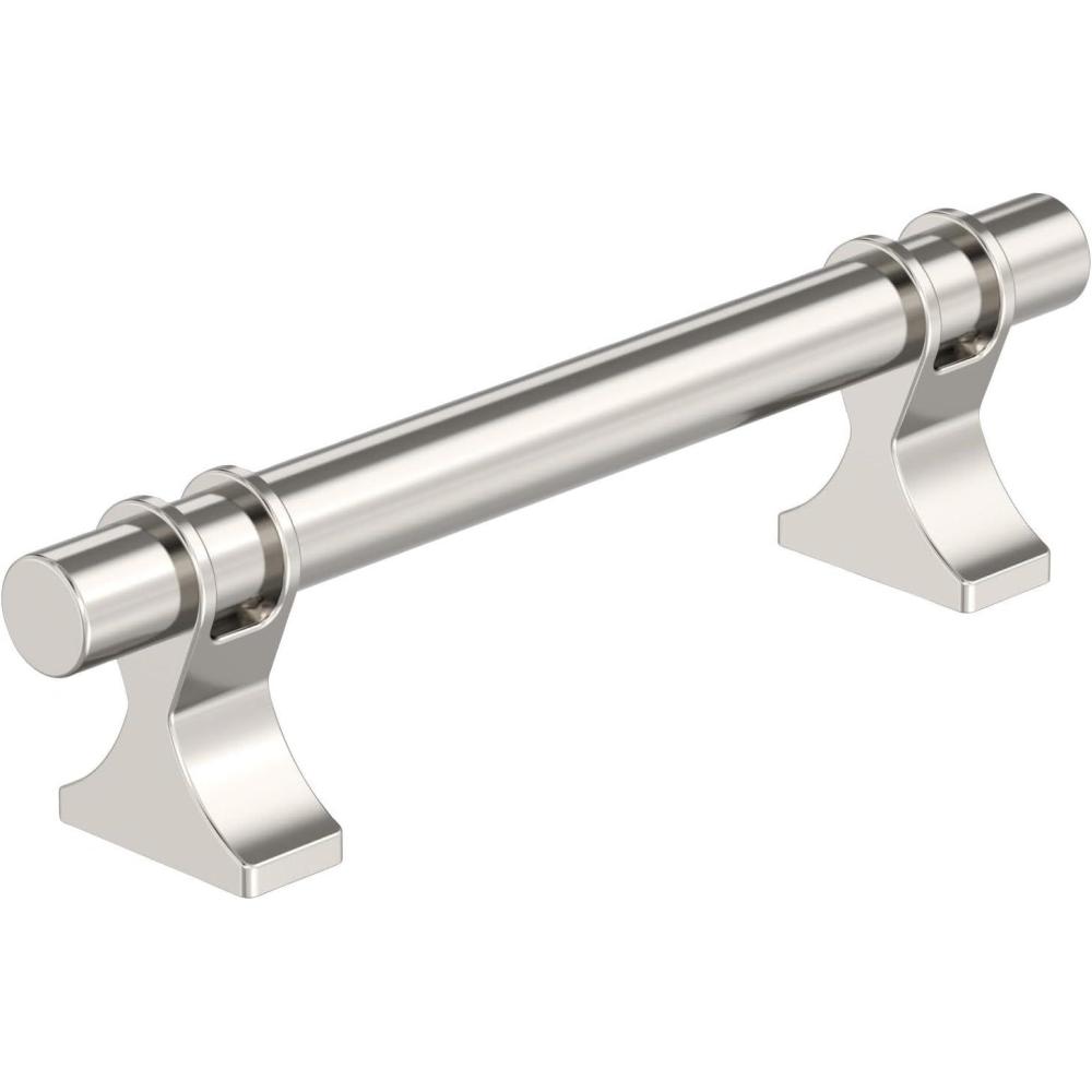 imageAmerock Cabinet Pull Golden Champagne 6516 inch 160 mm Center to Center Davenport 1 Pack Drawer Pull Drawer Handle Cabinet HardwarePolished Nickel