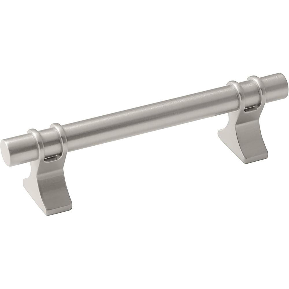 imageAmerock Cabinet Pull Golden Champagne 6516 inch 160 mm Center to Center Davenport 1 Pack Drawer Pull Drawer Handle Cabinet HardwareSatin Nickel