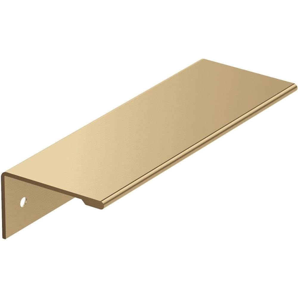 imageAmerock Cabinet Pull Matte Black 5116 inch 128 mm Center to Center Edge Pull 1 Pack Drawer Pull Drawer Handle Cabinet HardwareChampagne Bronze