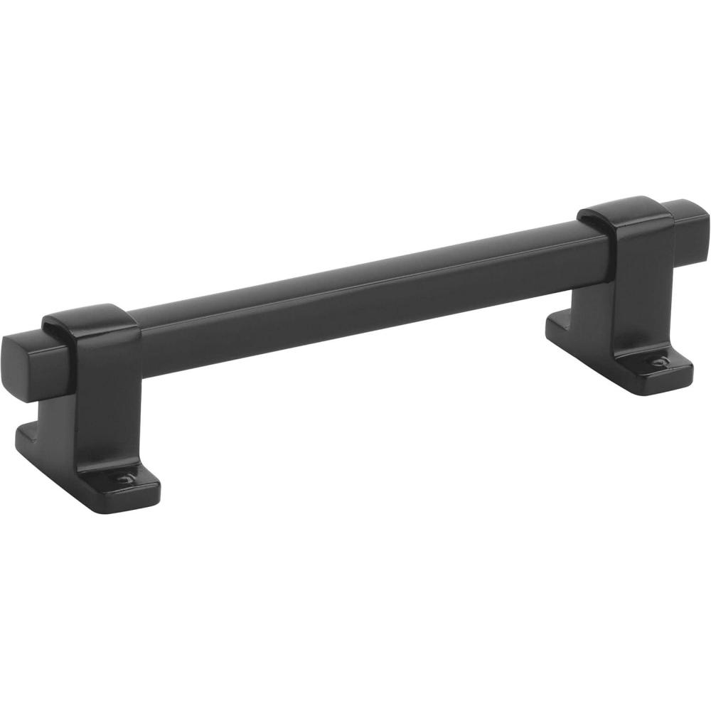 imageAmerock  Cabinet Pull  Matte Black  5116 inch 128 mm CentertoCenter  Rockwell  1 Pack  Drawer Pull  Drawer Handle  Cabinet Hardware