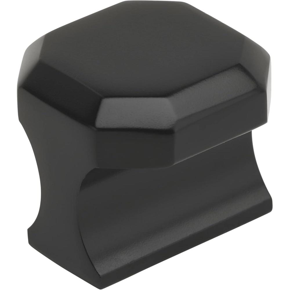 imageAmerock Cabinet Pull Matte Black 58 inch 16 mm Center to Center Remington 1 Pack Drawer Pull Drawer Handle Cabinet HardwareMatte Black