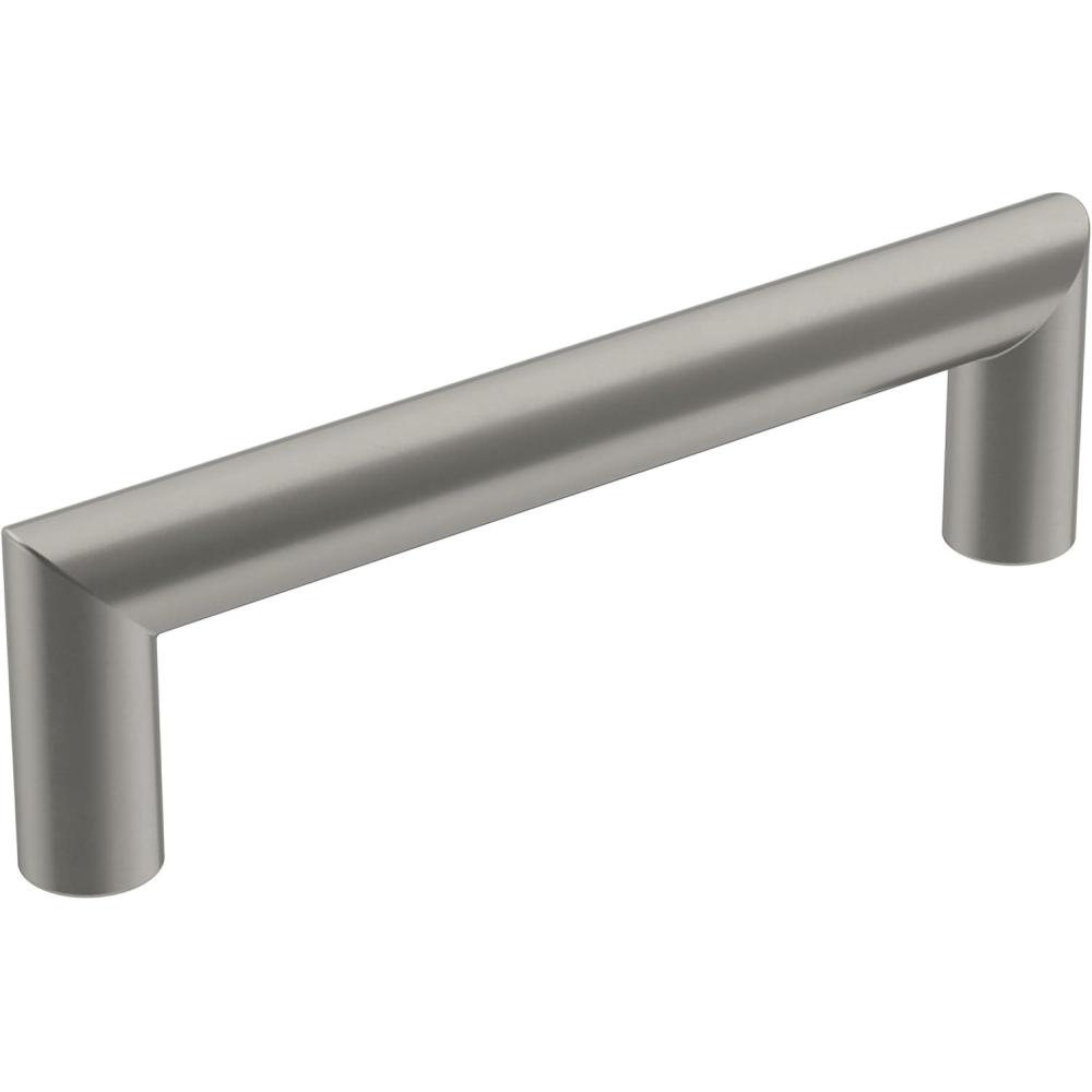 imageAmerock Cabinet Pull Matte Black 6516 inch 160 mm CentertoCenter Revolve 1 Pack Drawer Pull Cabinet Handle Cabinet HardwareSatin Nickel