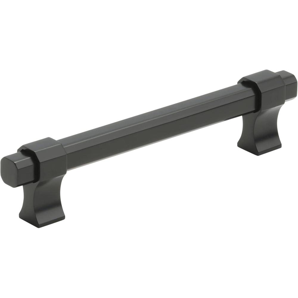 imageAmerock Cabinet Pull Matte Black 7916 inch 192 mm Center to Center Remington 1 Pack Drawer Pull Drawer Handle Cabinet HardwareMatte Black