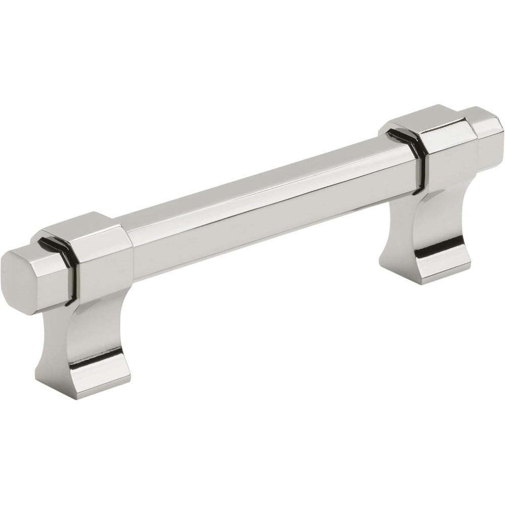 imageAmerock Cabinet Pull Matte Black 7916 inch 192 mm Center to Center Remington 1 Pack Drawer Pull Drawer Handle Cabinet HardwarePolished Nickel