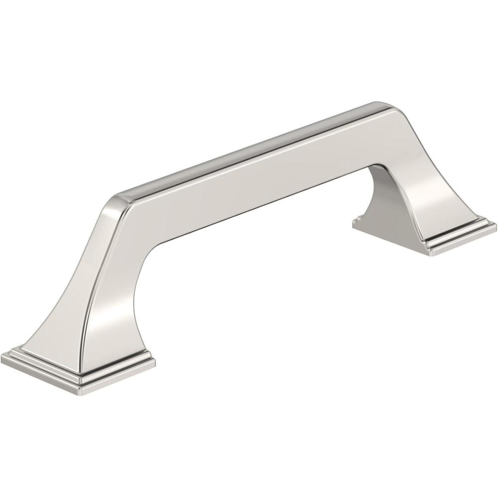 imageAmerock Cabinet Pull Matte Black 81316 inch 224 mm CentertoCenter Exceed 1 Pack Drawer Pull Cabinet Handle Cabinet HardwarePolished Nickel