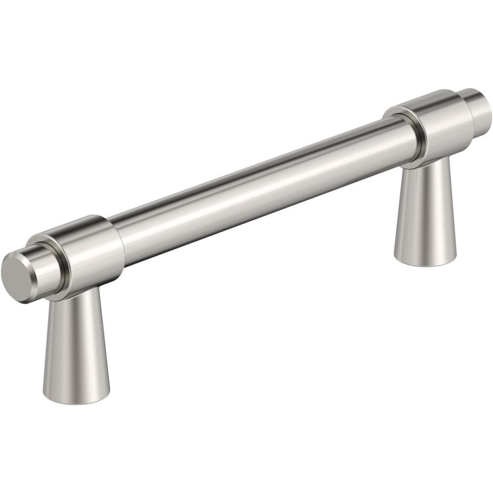 imageAmerock Cabinet Pull Polished Chrome 5116 inch 128 mm CentertoCenter Destine 1 Pack Drawer Pull Cabinet Handle Cabinet HardwarePolished Nickel
