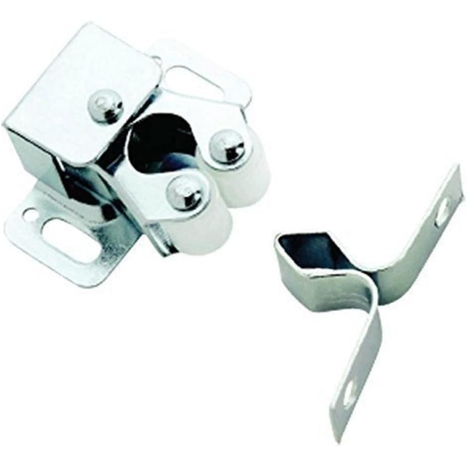 imageAmerock  Double Roller Cabinet Catch  Zinc  1516 inch 33 mm Length  10 Pack  Door Catch  Cabinet Door Latch