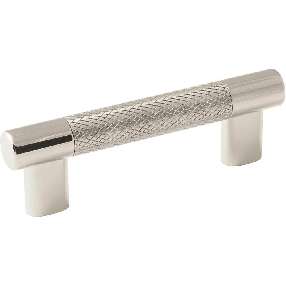 imageAmerock Kitchen Cabinet Pull Golden Champagne 6516 in 160 mm CentertoCenter Bronx 1 Pack Furniture Hardware Cabinet Handle Bathroom Drawer PullPolished NickelStainless Steel