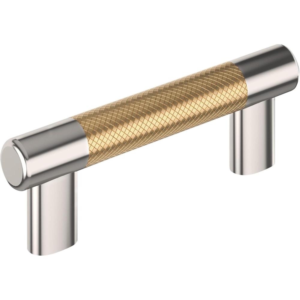 imageAmerock Kitchen Cabinet Pull Golden Champagne 6516 in 160 mm CentertoCenter Bronx 1 Pack Furniture Hardware Cabinet Handle Bathroom Drawer PullPolished NickelChampagne Bronze