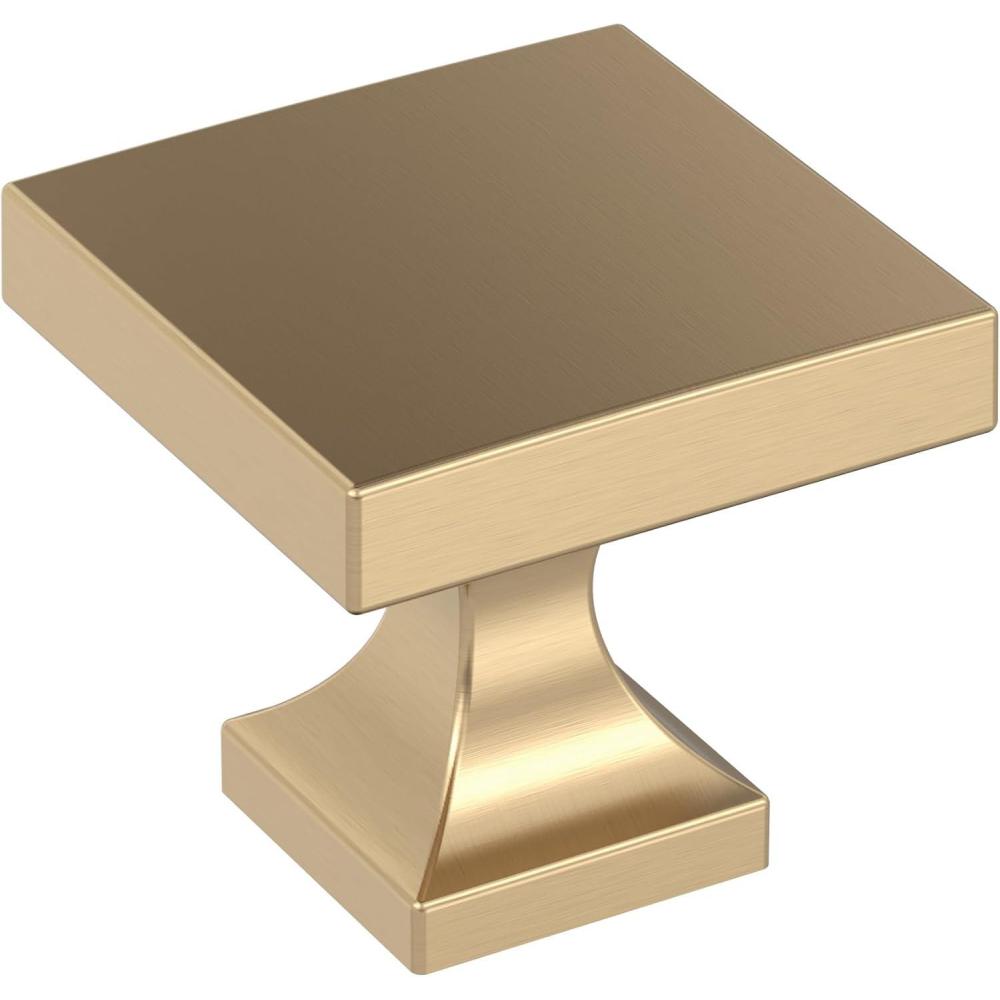 imageAmerock 10BX37024CZ  Champagne Bronze Cabinet Knob  1116 inch 27mm Length  10 Pack  Pedestal  Furniture HardwareChampagne Bronze