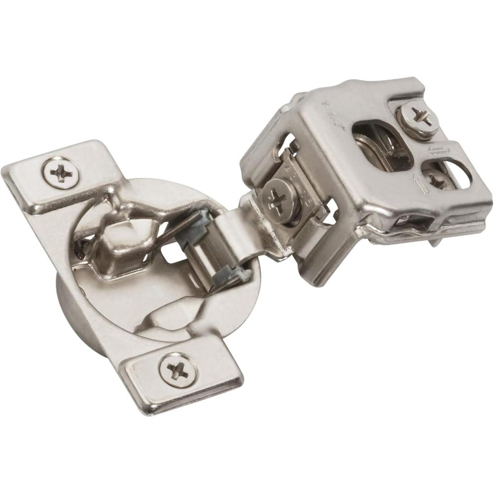 imageAmerock 2 Pack 114 inch Overlay SoftClosing Compact Concealed Hinge for Face Frame Cabinet 105degree Opening Angle with 3Way adjustability114 inch 32mm Overlay