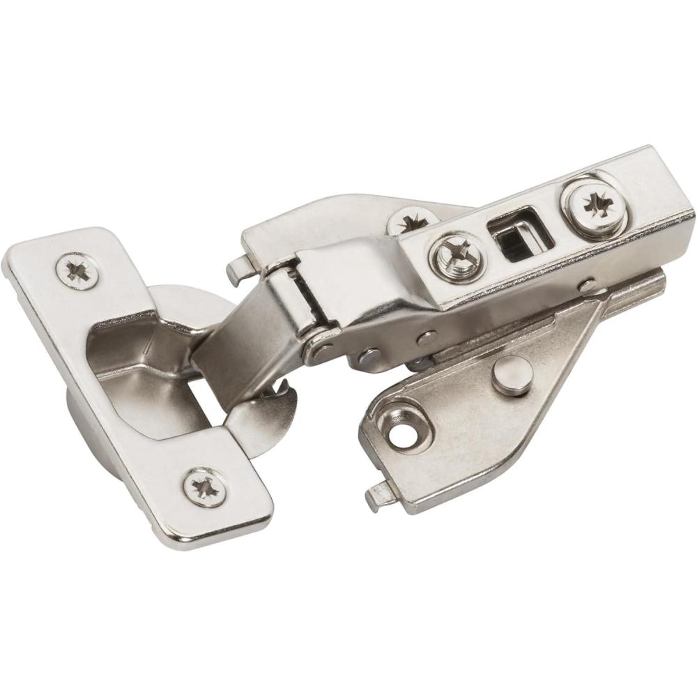 imageAmerock 2 Pack Full Overlay SelfClosing Euro Concealed Hinge for Frameless Cabinet 105degree Opening Angle with 3Way adjustability12 Inch Overlay Face Frame