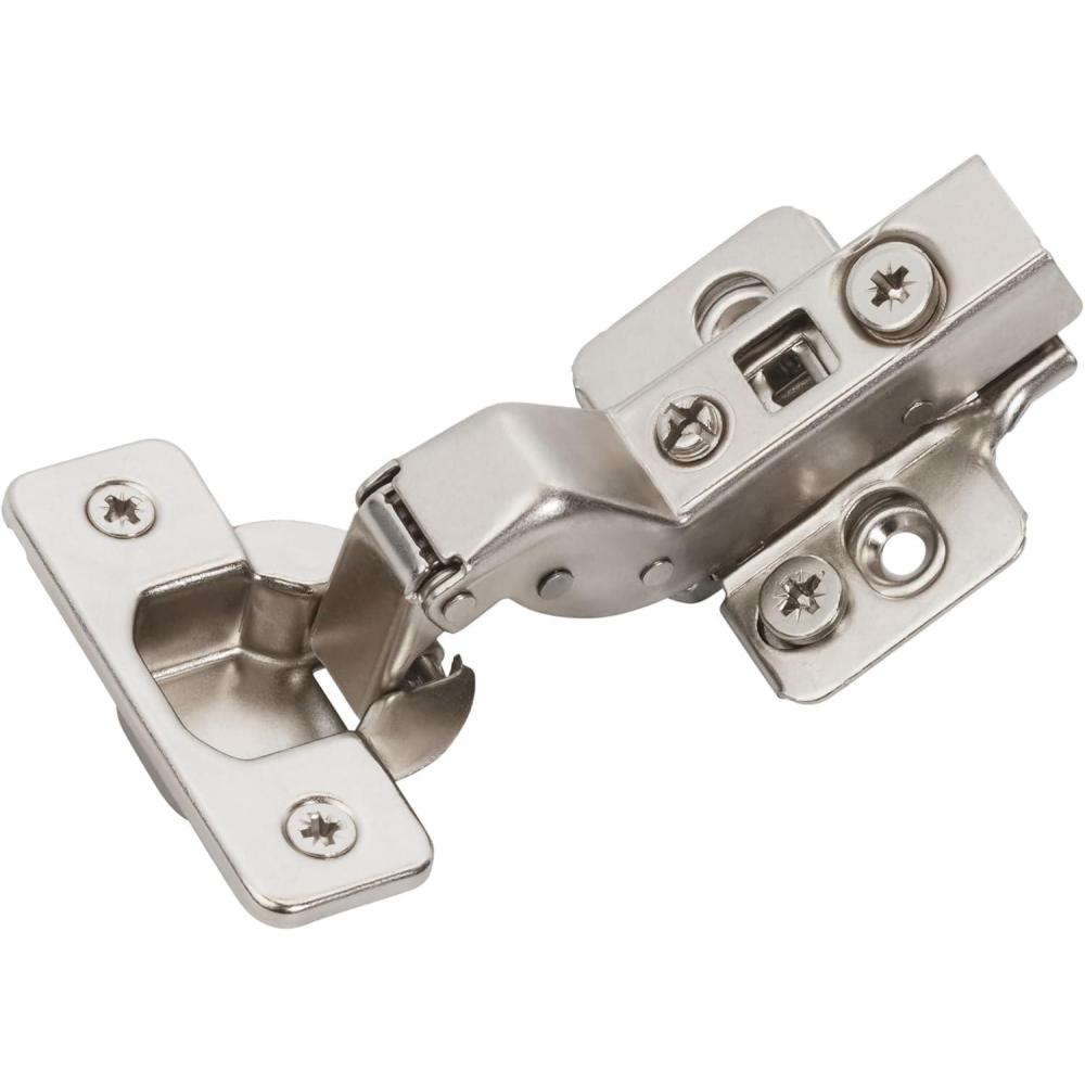 imageAmerock 2 Pack Full Overlay SelfClosing Euro Concealed Hinge for Frameless Cabinet 105degree Opening Angle with 3Way adjustabilityFull Inset Frameless