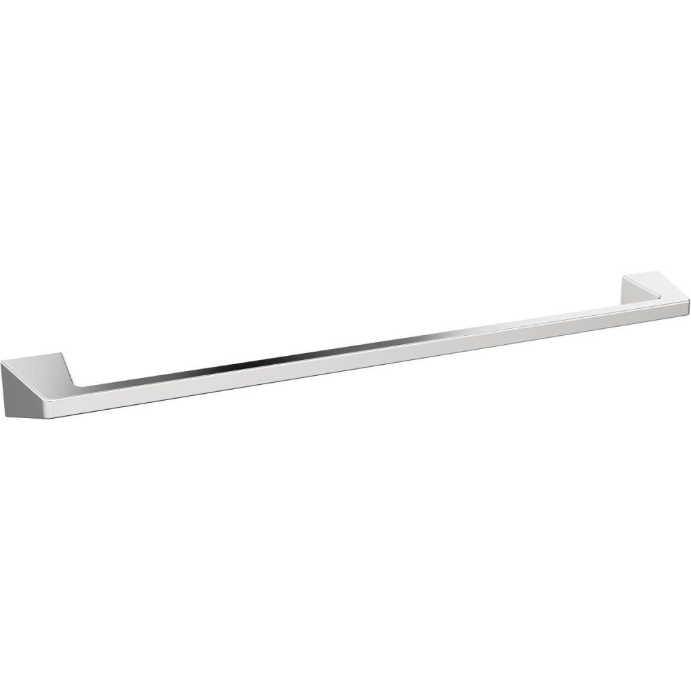 imageAmerock BH3600426 Chrome Towel Bar 24 in 610 mm Towel Rack Blackrock Bathroom Towel Holder Bathroom Hardware Bath Accessories Hand Towel Holder