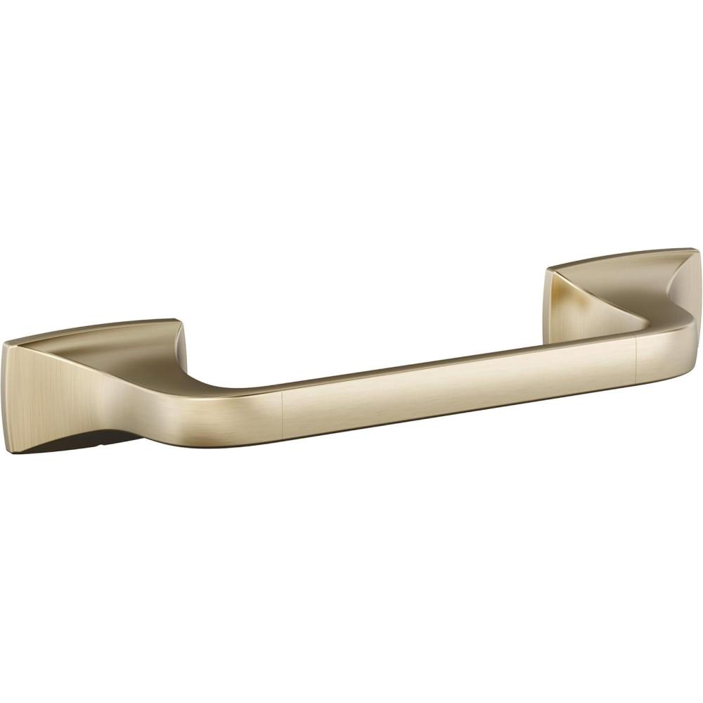 imageAmerock BH3601426 Chrome Towel Bar 24 in 610 mm Towel Rack Highland Ridge Bathroom Towel Holder Bathroom Hardware Bath AccessoriesGolden Champagne