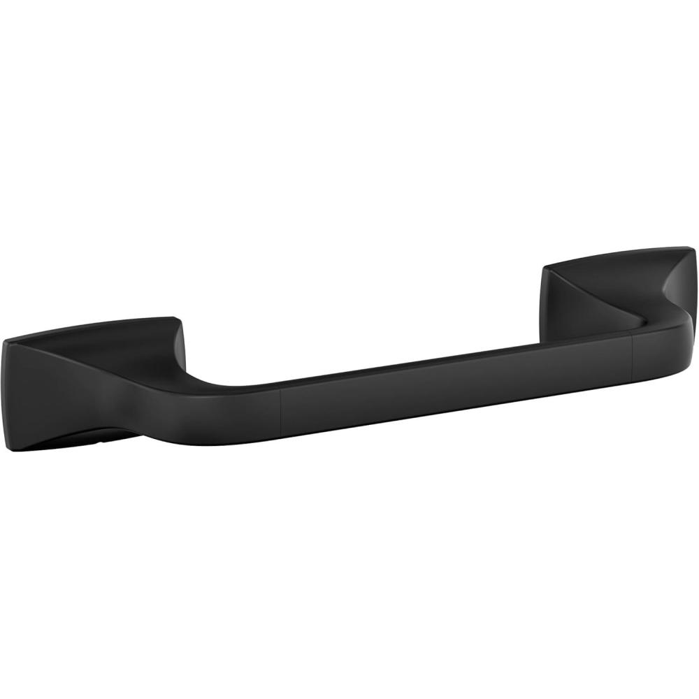 imageAmerock BH3601426 Chrome Towel Bar 24 in 610 mm Towel Rack Highland Ridge Bathroom Towel Holder Bathroom Hardware Bath AccessoriesMatte Black