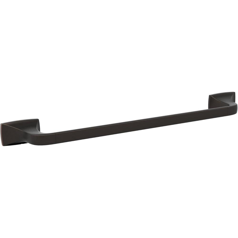 imageAmerock BH3601426 Chrome Towel Bar 24 in 610 mm Towel Rack Highland Ridge Bathroom Towel Holder Bathroom Hardware Bath AccessoriesOil Rubbed Bronze