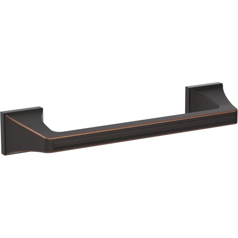 imageAmerock BH36024BBZ Golden Champagne Towel Bar 24 in 610 mm Towel Rack Mulholland Bathroom Towel Holder Bathroom Hardware Bath AccessoriesOilrubbed Bronze