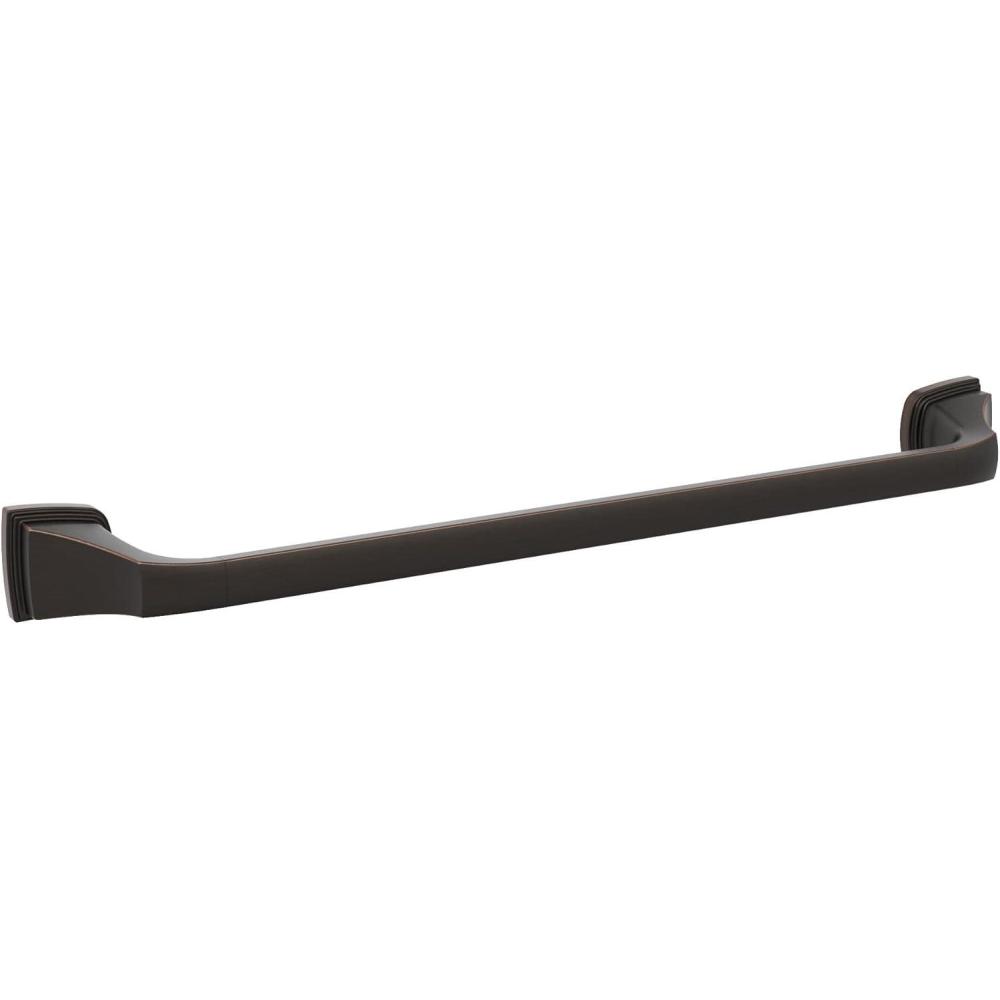 imageAmerock BH36034CZ Champagne Bronze Towel Bar 24 in 610 mm Towel Rack Revitalize Bathroom Towel Holder Bathroom Hardware Bath AccessoriesOil Rubbed Bronze