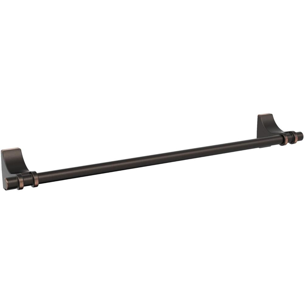 imageAmerock BH36050MB Matte Black Double Robe Hook 21516 in 75 mm Length Towel Holder Davenport Towel Hook for Bathroom Bathroom Hardware Bath AccessoriesOil Rubbed Bronze