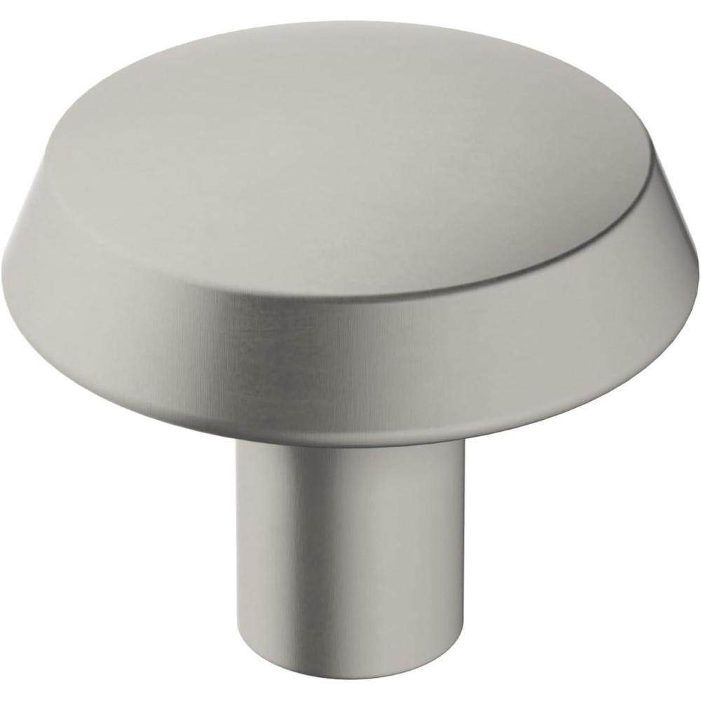 imageAmerock BP36843FB BP36843 Premise 114 Inch Mushroom Cabinet KnobSatin Nickel