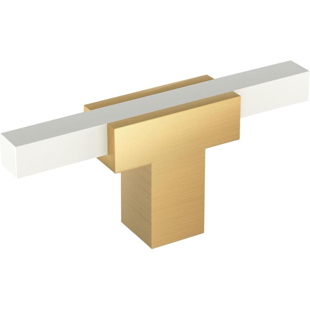imageAmerock BP6726G10 Kitchen Cabinet Door or Drawer Knob Polished ChromeSatin Nickel 234 inch 70 mm Length Urbanite 1 Pack Furniture Hardware Bathroom Cabinet HardwareChampagne BronzeWhite