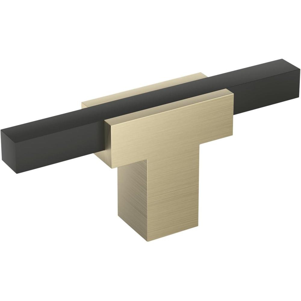 imageAmerock BP6726G10 Kitchen Cabinet Door or Drawer Knob Polished ChromeSatin Nickel 234 inch 70 mm Length Urbanite 1 Pack Furniture Hardware Bathroom Cabinet HardwareGolden ChampagneMatte Black