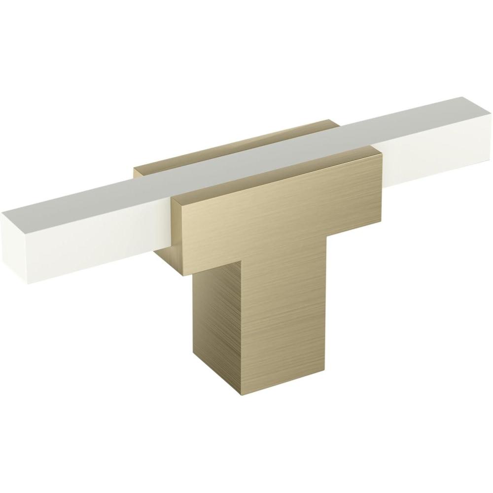 imageAmerock BP6726G10 Kitchen Cabinet Door or Drawer Knob Polished ChromeSatin Nickel 234 inch 70 mm Length Urbanite 1 Pack Furniture Hardware Bathroom Cabinet HardwareGolden ChampagneWhite