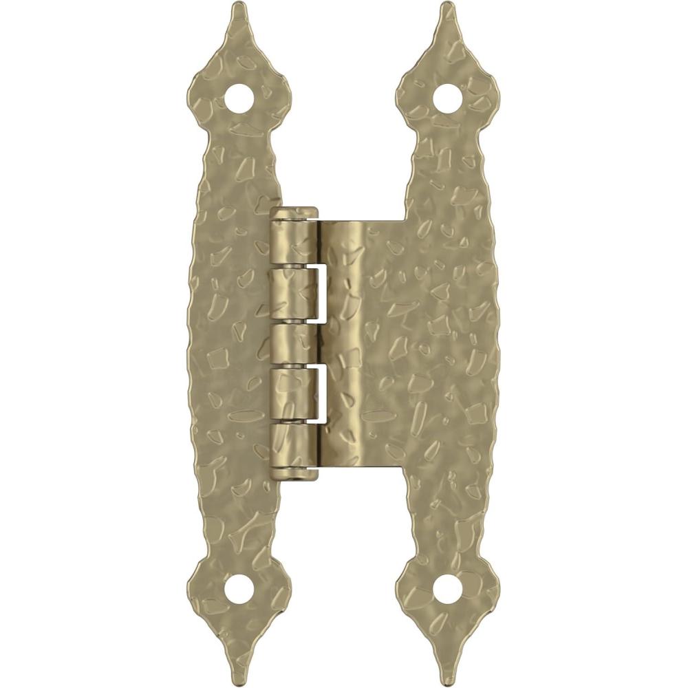 imageAmerock BPR3406CZ Cabinet Hinge 38 in 10 mm Offset NonSelf Closing Face Mount Champagne Bronze Kitchen Cabinet Door Hinge 1 Pair2 Pack Functional HardwareGolden Champagne