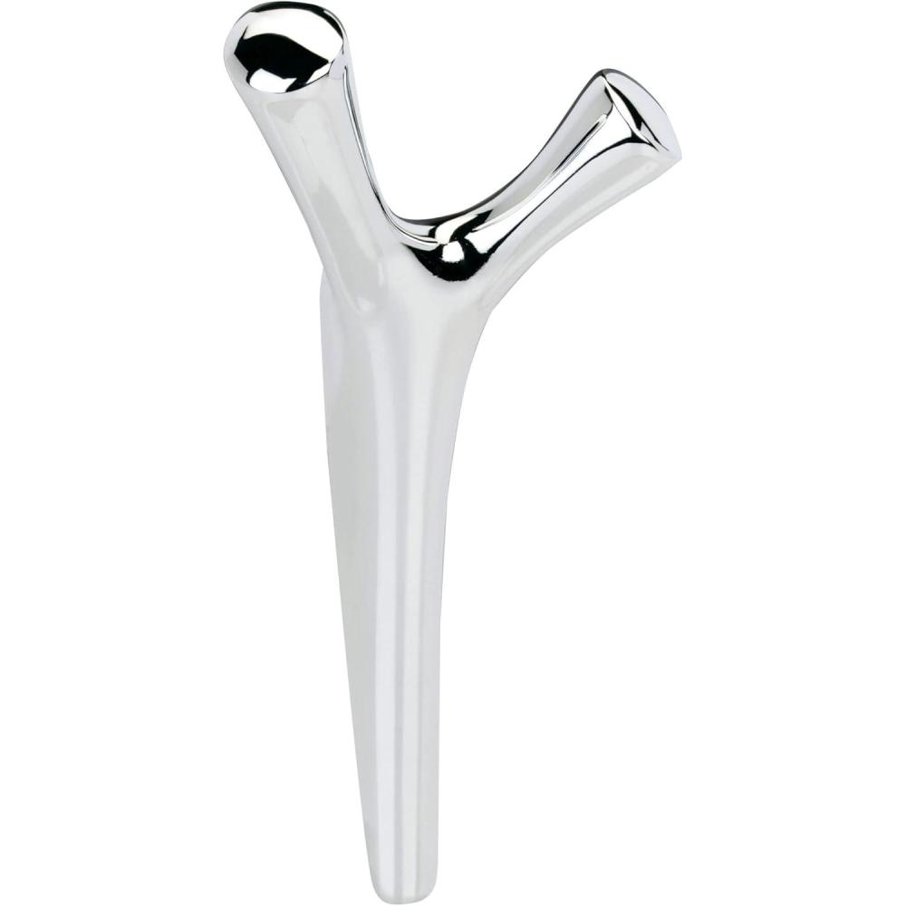 imageAmerock HBX37016G10 Kodiak Triple Prong Decorative Wall Hook Satin Nickel Hook for Coats Hats Backpacks Bags Hooks for Bathroom Bedroom Closet Entryway Laundry Room OfficeChrome