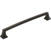 Amerock | Appliance Pull | Black Bronze | 12 inch (305 mm) Center to Center | Mulholland | 1 Pack | Drawer Pull | Drawer Handle | Cabinet Hardware(Black Bronze)