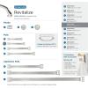 Amerock | Appliance Pull | Black Bronze | 12 inch (305 mm) Center to Center | Revitalize | 1 Pack | Drawer Pull | Drawer Handle | Cabinet Hardware(Polished Nickel)