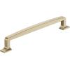 Amerock | Appliance Pull | Black Bronze | 18 inch (457 mm) Center to Center | Westerly | 1 Pack | Drawer Pull | Drawer Handle | Cabinet Hardware(Golden Champagne)