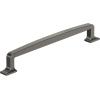 Amerock | Appliance Pull | Black Bronze | 18 inch (457 mm) Center to Center | Westerly | 1 Pack | Drawer Pull | Drawer Handle | Cabinet Hardware(Graphite)
