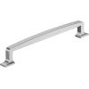 Amerock | Appliance Pull | Black Bronze | 18 inch (457 mm) Center to Center | Westerly | 1 Pack | Drawer Pull | Drawer Handle | Cabinet Hardware(Polished Chrome)