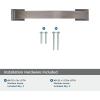 Amerock | Appliance Pull | Golden Champagne | 8 inch (203 mm) Center to Center | Candler | 1 Pack | Drawer Pull | Drawer Handle | Cabinet Hardware(Antique Silver)