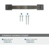 Amerock | Appliance Pull | Golden Champagne | 8 inch (203 mm) Center to Center | Candler | 1 Pack | Drawer Pull | Drawer Handle | Cabinet Hardware(Gunmetal)