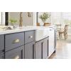 Amerock | Cabinet Cup Pull | Black Bronze | 3-1/2 inch (89 mm) Center to Center | Highland Ridge | 1 Pack | Drawer Pull | Drawer Handle | Cabinet Hardware(Champagne Bronze)
