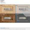 Amerock | Cabinet Cup Pull | Black Bronze | 3-1/2 inch (89 mm) Center to Center | Highland Ridge | 1 Pack | Drawer Pull | Drawer Handle | Cabinet Hardware(Satin Nickel)