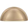 Amerock | Cabinet Cup Pull | Golden Champagne | 3 inch (76 mm) Center to Center | Cup Pulls | 1 Pack | Drawer Pull | Drawer Handle | Cabinet Hardware