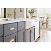 Amerock | Cabinet Cup Pull | Golden Champagne | 5-1/16 inch (128 mm) Center to Center | Stature | 1 Pack | Drawer Pull | Drawer Handle | Cabinet Hardware(Golden Champagne)