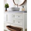 Amerock | Cabinet Cup Pull | Golden Champagne | 5-1/16 inch (128 mm) Center to Center | Stature | 1 Pack | Drawer Pull | Drawer Handle | Cabinet Hardware(Polished Chrome)