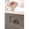 Amerock | Cabinet Cup Pull | Matte Black | 3 inch (76 mm) Center-to-Center | Ravino | Drawer Pull | Drawer Handle | Cabinet Hardware (Pack of 1)(Matte Black)