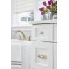 Amerock | Cabinet Cup Pull | Matte Black | 3 inch & 3-3/4 inch (76mm & 96 mm) Center-to-Center | Appoint | 1 Pack | Drawer Pull | Cabinet Handle | Cabinet Hardware(Golden Champagne)