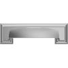 Amerock | Cabinet Cup Pull | Matte Black | 3 inch & 3-3/4 inch (76mm & 96 mm) Center-to-Center | Appoint | 1 Pack | Drawer Pull | Cabinet Handle | Cabinet Hardware(Polished Chrome)